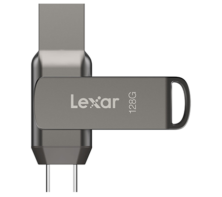 Lexar 128GB JumpDrive Dual Drive D400 USB 3.1 Type-C