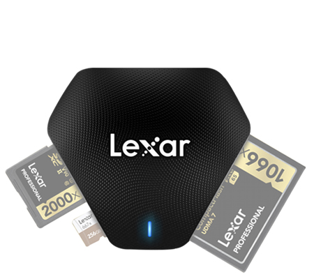 Lexar Professional Multi-Card Reader 3-in-1 USB 3.1