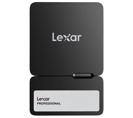 Lexar Portable SSD 2TB Professional Go with Hub USB Type-C SL400 Black