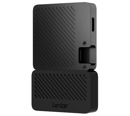 Lexar Portable SSD 2TB Professional Go with Hub USB Type-C SL400 Black