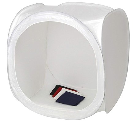 Light Tent Photo Cube Softbox with 4 Colored Backgrounds (80 x 80cm)