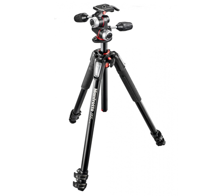 Manfrotto Aluminium Flatlay Horizontal Tripod with 3-Way Head (MK055XPRO3-3W)