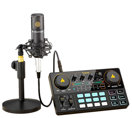 Maonocaster Lite Podcast Studio AU-AM200-S4