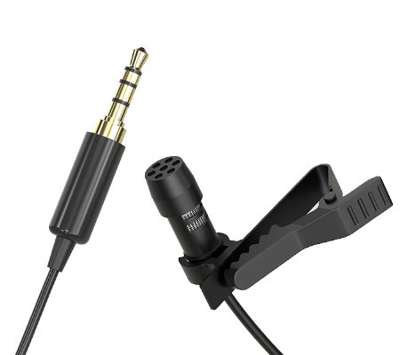 MirFak MC1P Lavalier Microphone for Smartphone 3.5mm