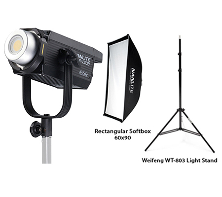 Nanlite FS-150B Bundling with Softbox + Light Stand