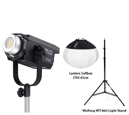 Nanlite FS-150B Bundling with Lantern Softbox + Light Stand