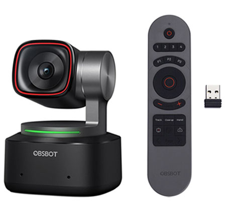 OBSBOT Tiny 2 AI-Powered PTZ 4K Webcam + Smart Remote Control 2