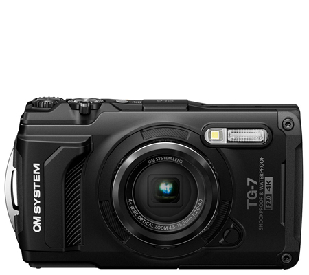 OM SYSTEM Tough TG-7 Digital Camera Black