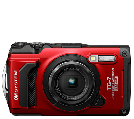 OM SYSTEM Tough TG-7 Digital Camera Red