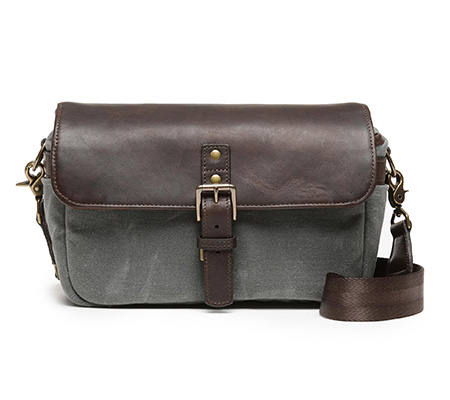 Ona The 50/50 Bowery Messenger Bag Smoke / Dark Truffle