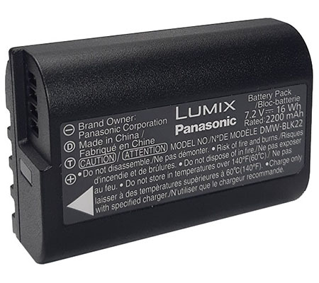 Panasonic DMW-BLK22 Lithium-Ion Battery for Panasonic Lumix S9/G9 II/S5 II/S5 IIX/S5/GH7