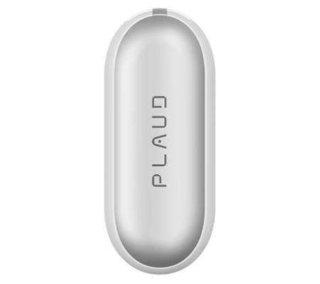 Plaud NotePin AI Voice Recorder Lunar Silver