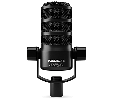 Rode PodMic USB Versatile Dynamic Broadcast Microphone Black