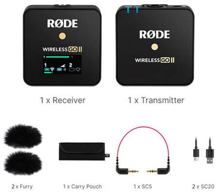 Rode Wireless GO II Single Wireless Microphone System