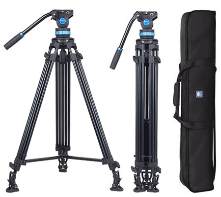 SIRUI SH25 Aluminum Video Tripod with Fluid Head