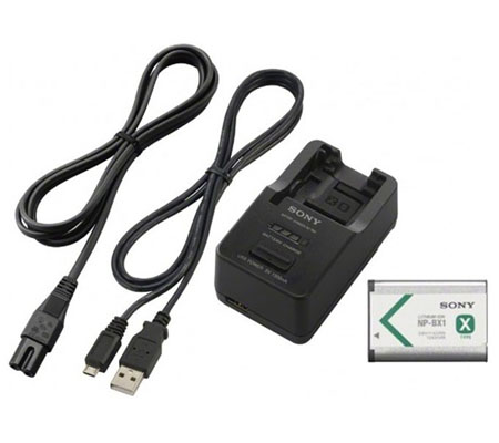 Sony ACC-TRBX Charger + Sony NP-BX1 Battery