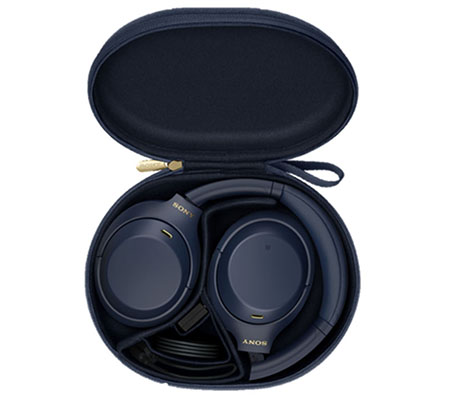 Sony WH-1000XM4 Wireless Noise-Canceling Over-Ear Headphones Midnight Blue