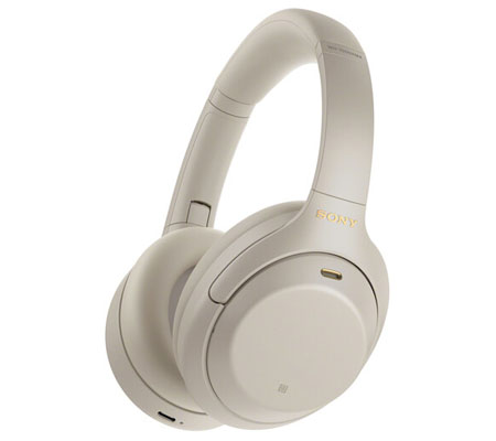 Sony WH-1000XM4 Wireless Noise-Canceling Over-Ear Headphones Silver