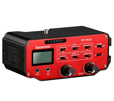 Saramonic SR-PAX2 Active 2-Channel Audio Adapter for DSLR Cameras