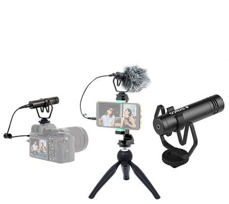 Synco M1P Vlogging Kit Microphone Tripod for Smartphone & Camera