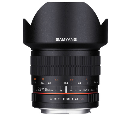 Samyang 10mm f/2.8 ED AS NCS CS for Fujifilm X Mount APSC