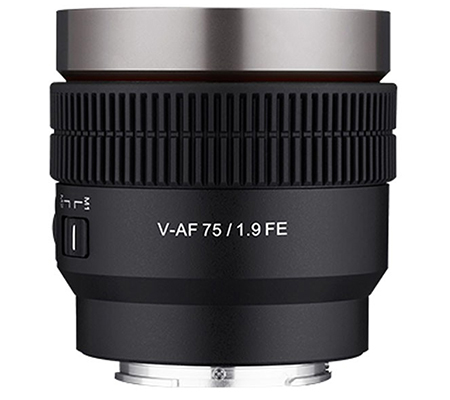 Samyang V-AF 75mm T1.9 Cine Lens for Sony FE Mount Full Frame