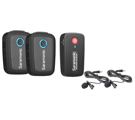 Saramonic Blink 500 B2 TX+TX+RX Wireless Lavalier Microphone Black