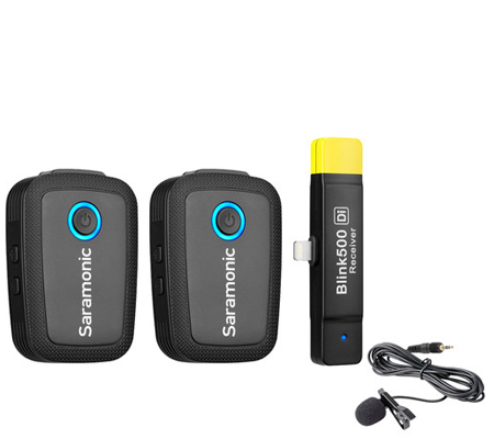 Saramonic Blink 500 B4 TX+TX+RXDi Wireless Lavalier Microphone for Iphone/IOS Device