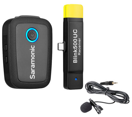 Saramonic Blink 500 B5 TX+RXUC Wireless Omni Lavalier Microphone for USB Type-C Devices