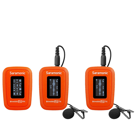 Saramonic Blink 500 Pro B2 Orange TX+TX+RX Wireless Microphone for Camera & Smartphone