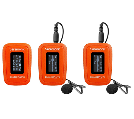 Saramonic Blink 500 Pro B2 Orange TX+TX+RX Wireless Microphone for Camera & Smartphone