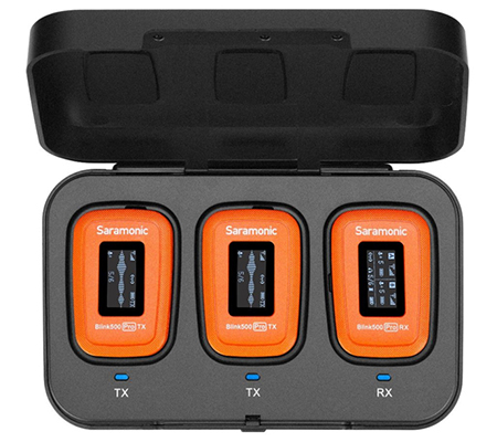 Saramonic Blink 500 Pro B2 Orange TX+TX+RX Wireless Microphone for Camera & Smartphone