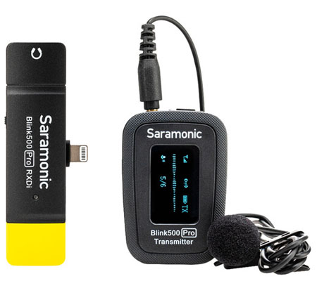 Saramonic Blink 500 Pro B3 TX+RXDi Wireless Omni Lavalier Mic for Lightning iOS Devices