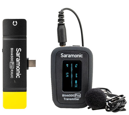 Saramonic Blink 500 Pro B5 TX+RXUC Wireless Omni Lavalier Mic for USB Type-C