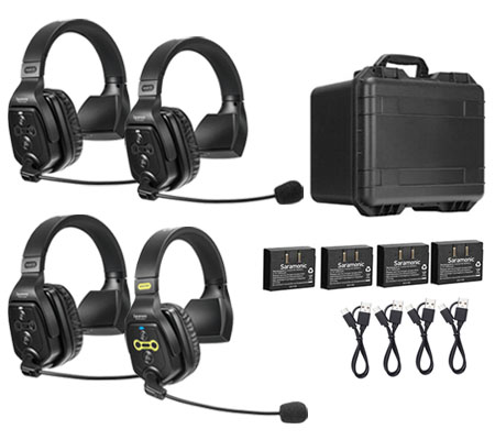 Saramonic WiTalk WT4S 4-Person Full-Duplex Wireless Intercom System