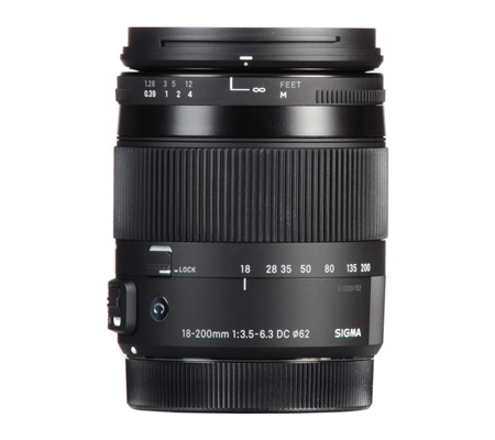 Sigma 18-200mm f/3.5-6.3 DC Macro OS HSM Contemporary for Canon EF Mount Full Frame.