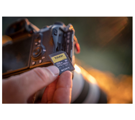 Sony SDXC SF-M Tough Series 64GB UHS-II U3 V60 (Read 277MB/s and Write 150MB/s)