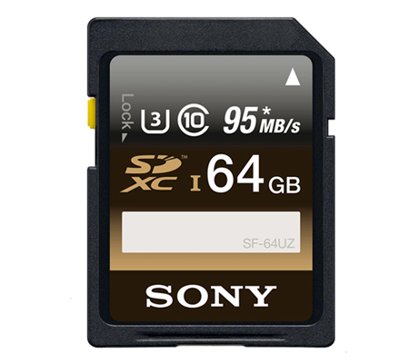 Sony SDXC SF-UZ 64GB UHS-I (Read 95MB/s and Write 90MB/s)