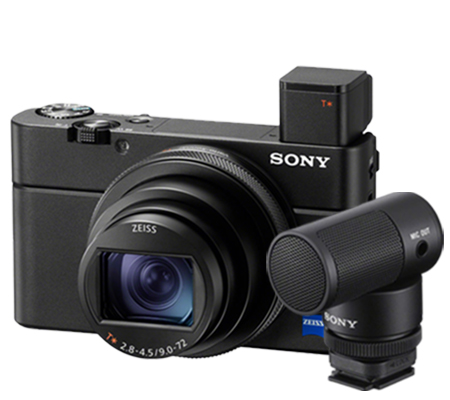 Sony Cyber-shot DSC-RX100 VII G with ECM-G1 Microphone