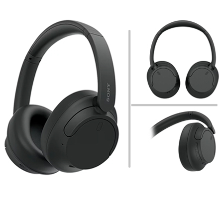 Sony WH-CH720N Wireless Over-Ear Noise-Canceling Headphones Black