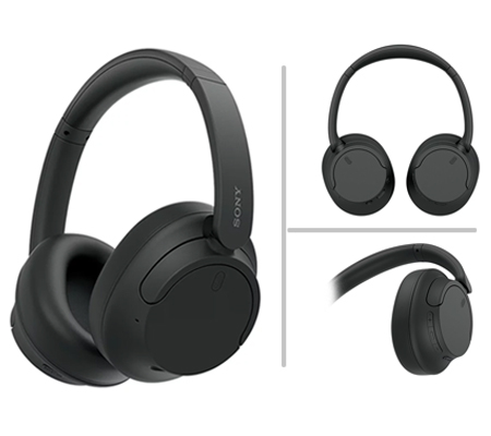 Sony WH-CH720N Wireless Over-Ear Noise-Canceling Headphones Black