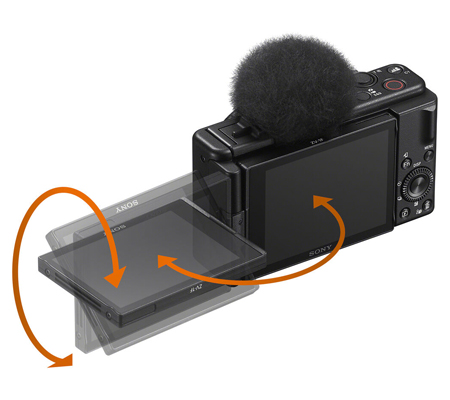 Sony  ZV-1F Vlogging Camera Black