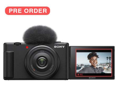 Sony  ZV-1F Vlogging Camera Black