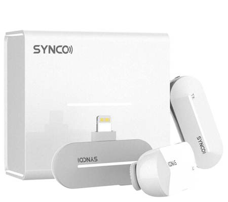 Synco P2L Dual-Wireless Microphone for Lighting Pearl White
