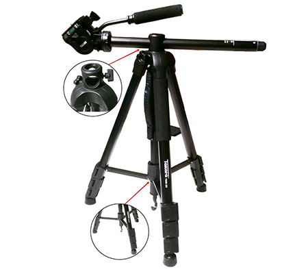 Takara TMB-30 Overhead Flatlay Tripod Monopod with Fluid Video Head