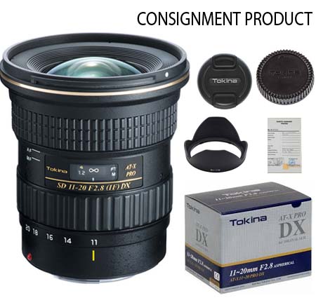 :::USED:::Tokina for Canon AT-X 11-20mm f/2.8 PRO DX (Mint) #580 Consignment