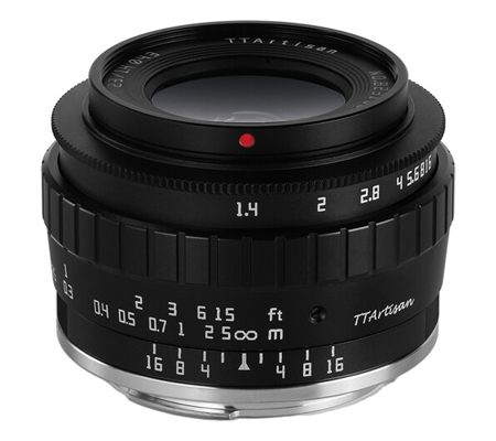 TTArtisan 23mm f/1.4 Lens for Canon EF-M Black