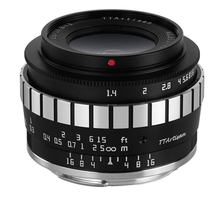 TTArtisan 23mm f/1.4 for Micro Four Third Mount Black Silver