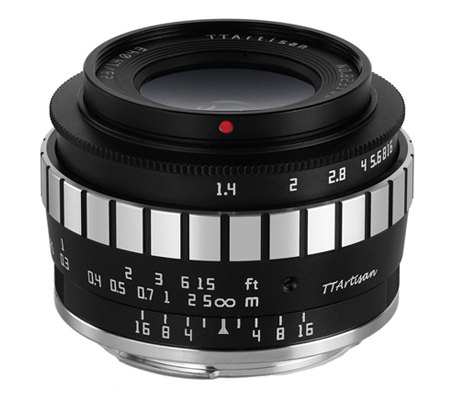 TTArtisan 23mm f/1.4 for Micro Four Third Mount Black Silver