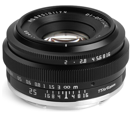 TTArtisan 25mm f/2 for Sony E Mount APSC